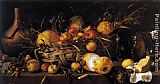 Fruit Canvas Paintings - Still-Life with Fruit